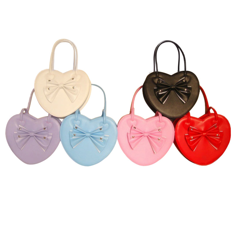 Loris - Multicolors Sweet Lolita Bag, Heart Shape