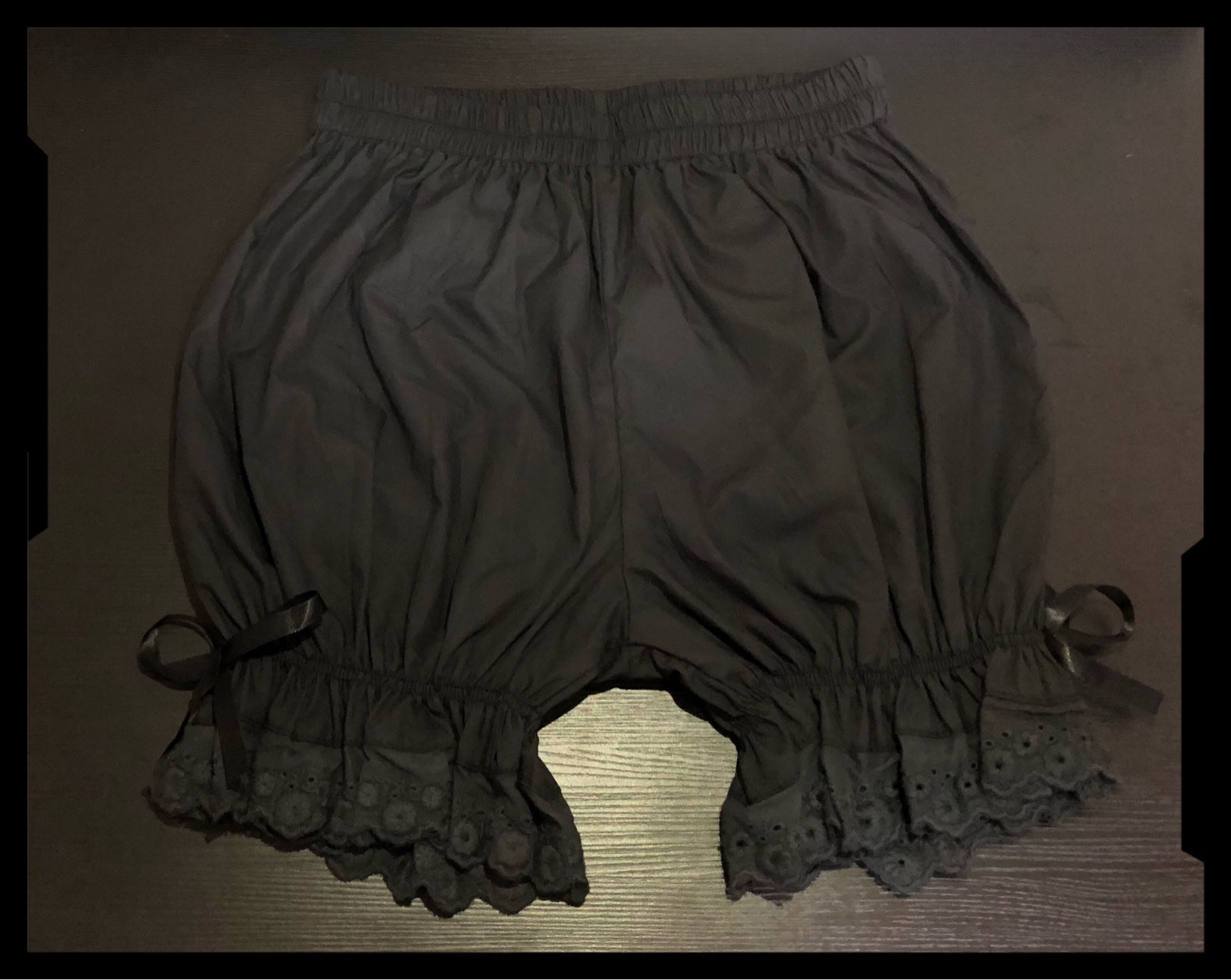 DMFS Lolita - Daily Cotton Lolita Bloomers Black and White Pettipants