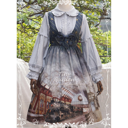Tiny Garden - Ballade - Elegant Lolita Winter Doll Collar Shirt