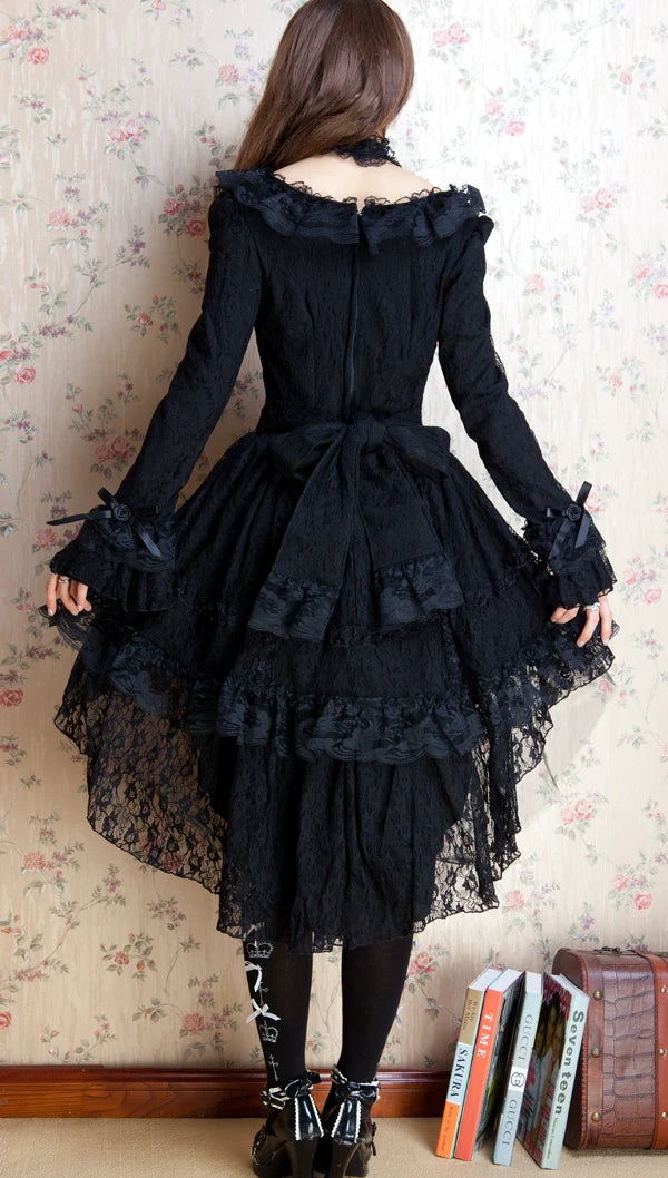 G.L.P - Sweet Lolita Dress Lace Long Sleeve Dress
