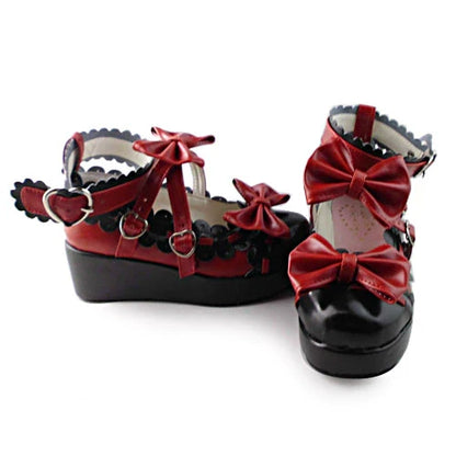 Antaina - Sweet Lolita Shoes Platform Shoes Multicolor