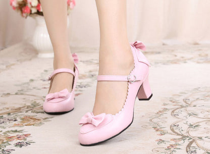 Sosic - Kawaii Lolita Round Toe Shoes