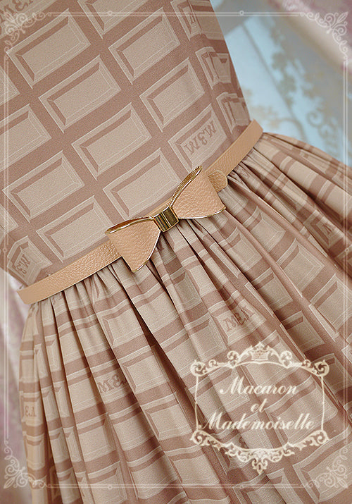 Chess Story - Le Chocolat - Elegant Lolita Macaron Chocolate Series JSK Dress