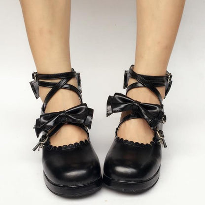 Antaina - Popular Japanese Lolita Bow Strap Multiple Colors