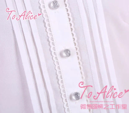 To Alice - Old School Lolita Salopette Suit Tiered Dress