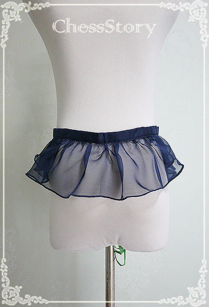 Chess Story - Peach Blossom and Snow - Elegant Lolita Short Yarn Covering