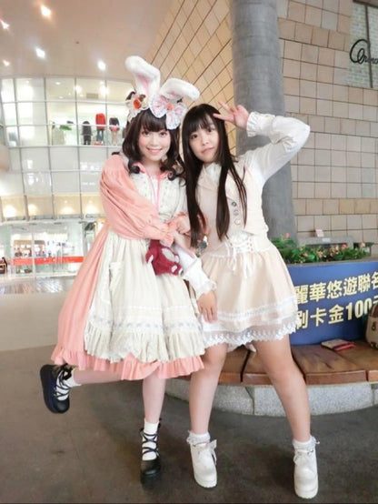 Antaina - Lolita Bow Platform Shoes Multiple Colors