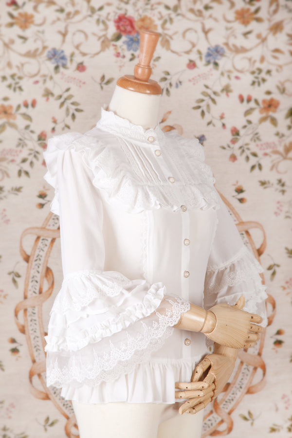 Yilia - Princess Sleeves Slim Lolita Blouse
