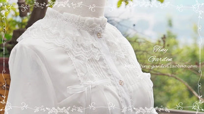 Tiny Garden - Honeycomb Sugar - Classical Lolita Shirt Chiffon Blouse