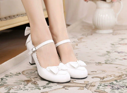 Sosic - Kawaii Lolita Round Toe Shoes