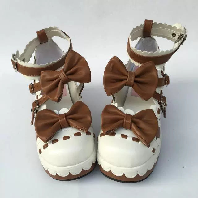 Antaina - Sweet Lolita Shoes Platform Shoes Multicolor