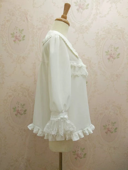 Yilia - Chiffon Sweet Lolita Peter Pan Collar Blouse