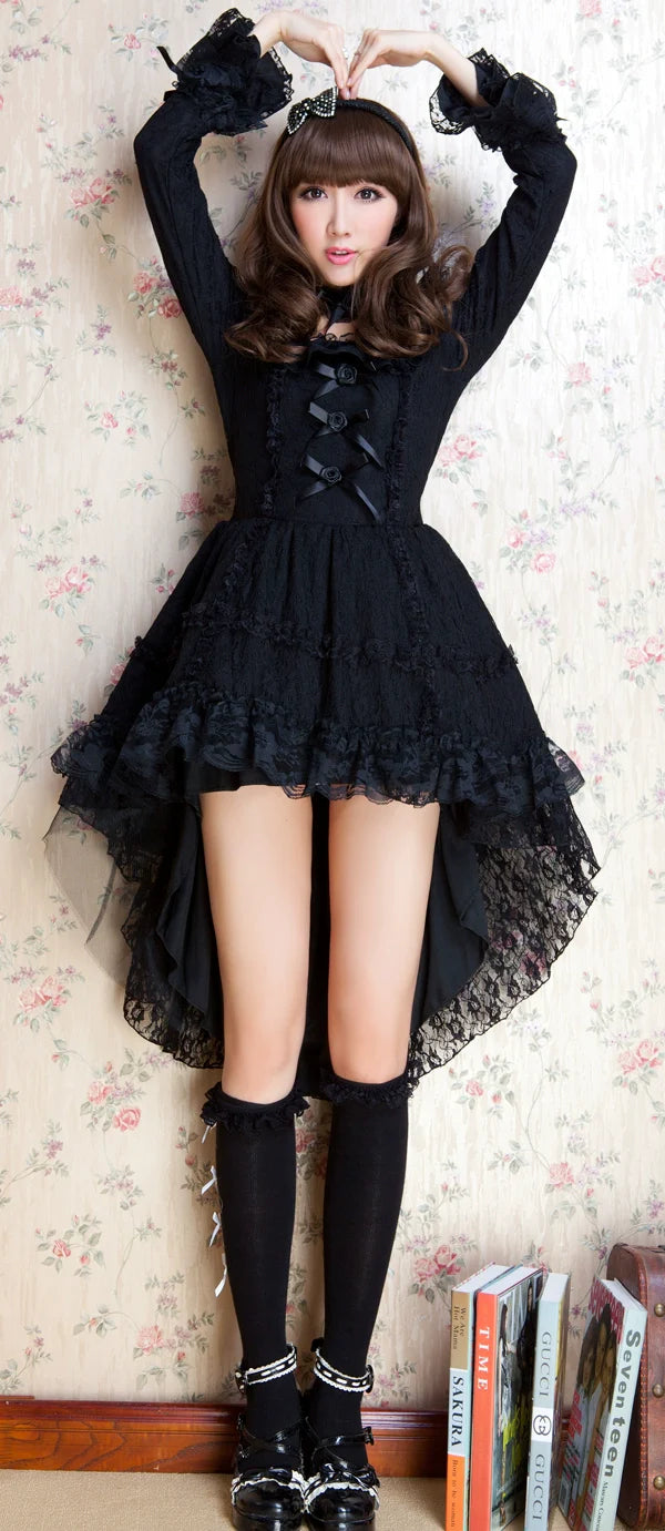 G.L.P - Sweet Lolita Dress Lace Long Sleeve Dress