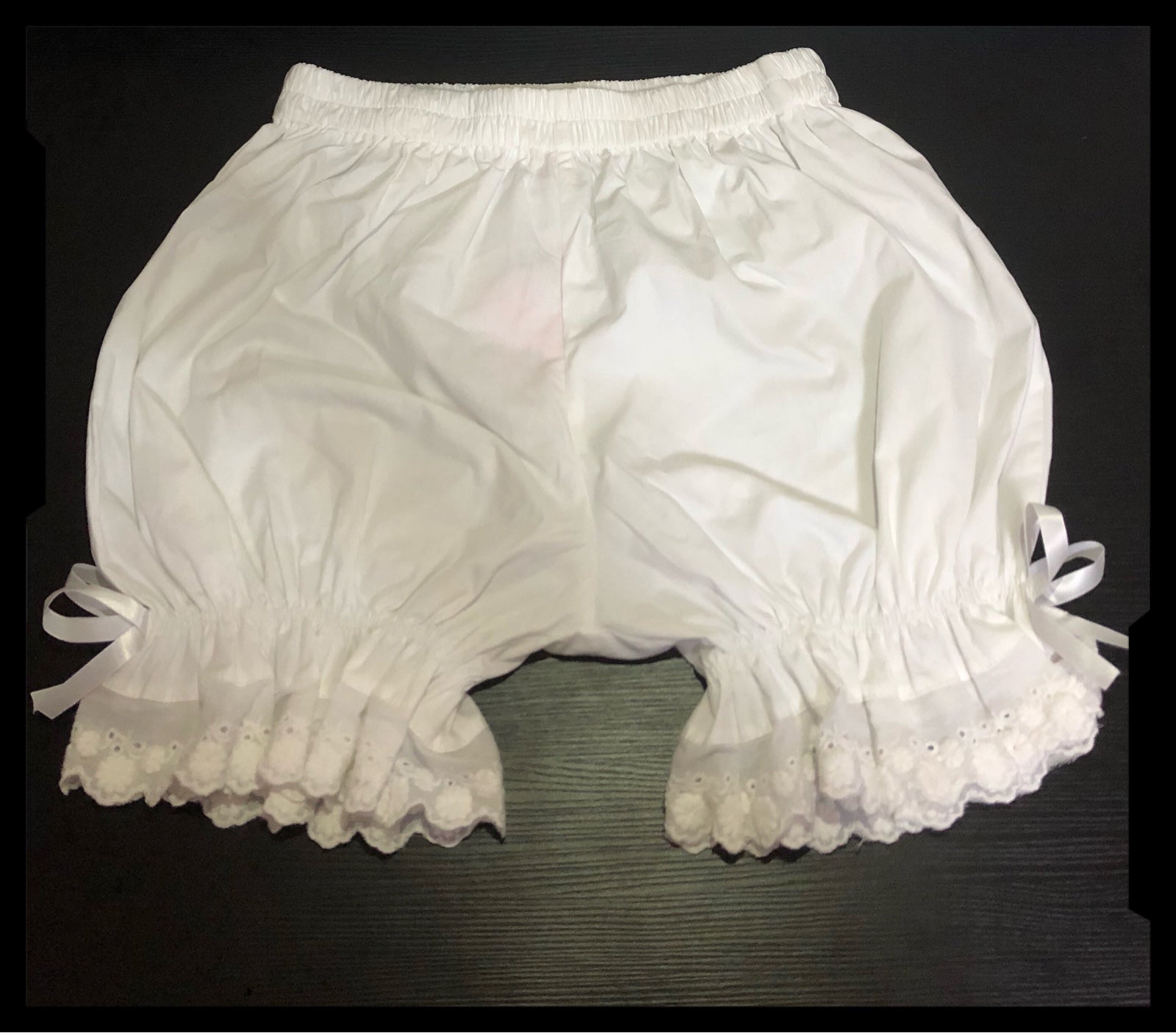 DMFS Lolita - Daily Cotton Lolita Bloomers Black and White Pettipants