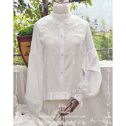 Tiny Garden - Honeycomb Sugar - Classical Lolita Shirt Chiffon Blouse