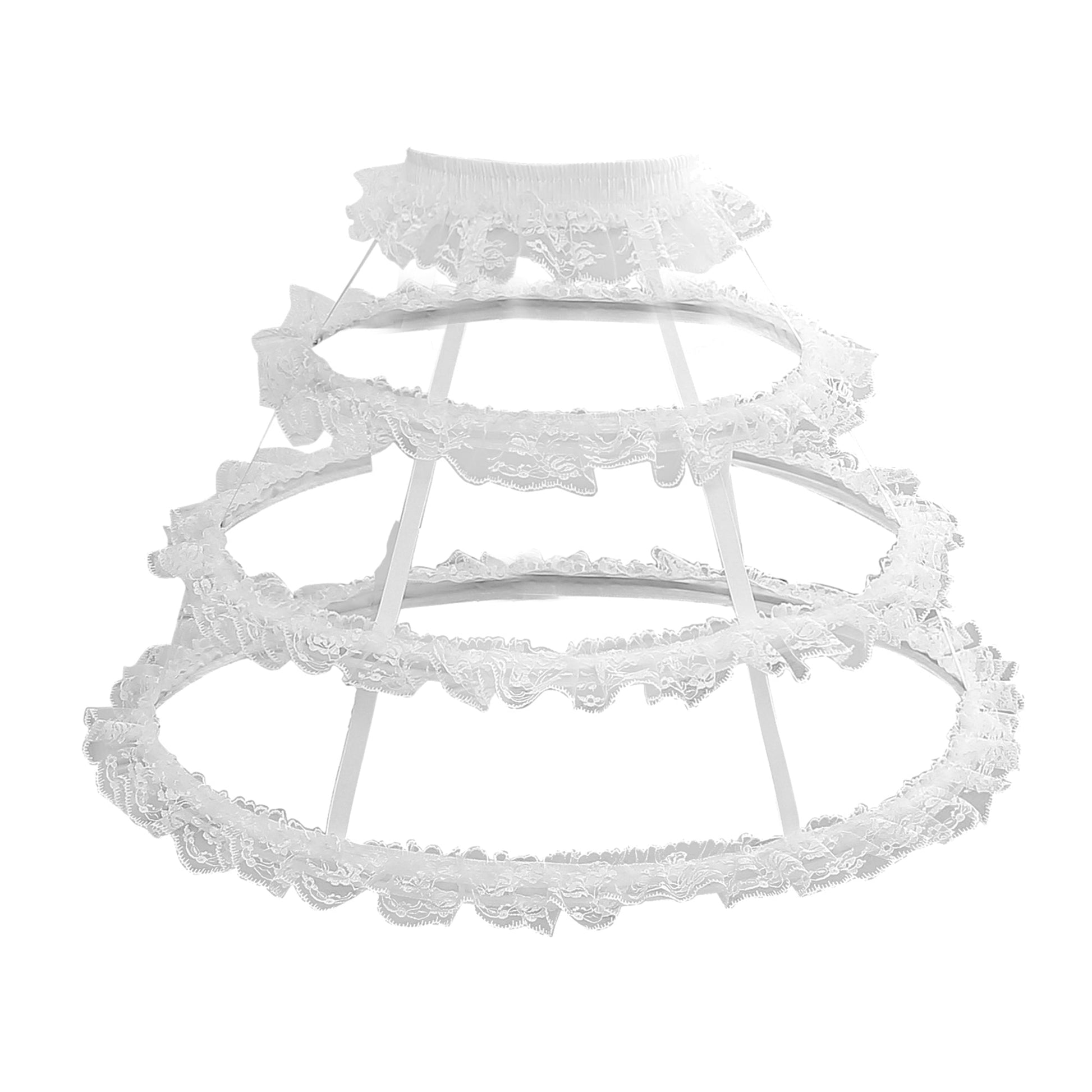 Manyiluo - Daily Lolita Hollow-out Petticoat Fish-bone Adjustable