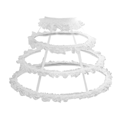 Manyiluo - Daily Lolita Hollow-out Petticoat Fish-bone Adjustable