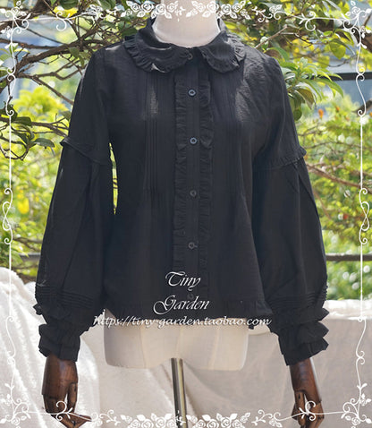 Tiny Garden - Ballade - Elegant Lolita Winter Doll Collar Shirt
