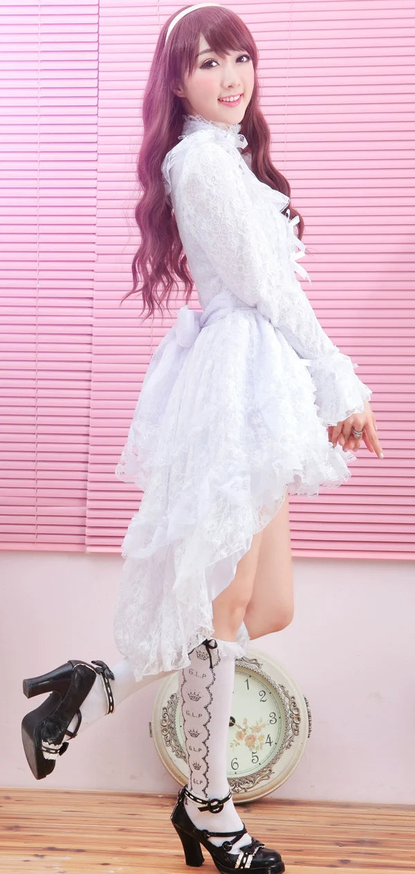 G.L.P - Sweet Lolita Dress Lace Long Sleeve Dress