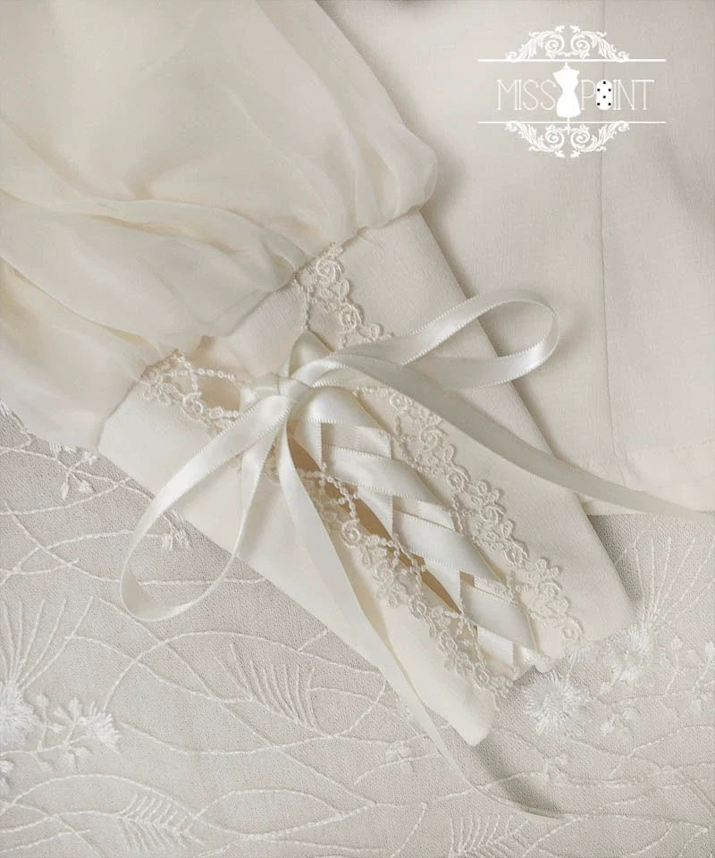 Miss Point - Rose Doll - Elegant Lolita Mutton Sleeve Blouse