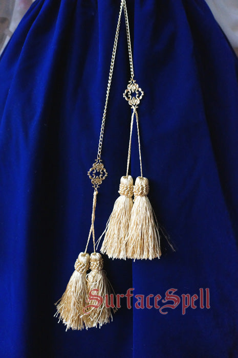 Surface Spell - Bourbon Dynasty - Gothic Embroidery Velvet Cape