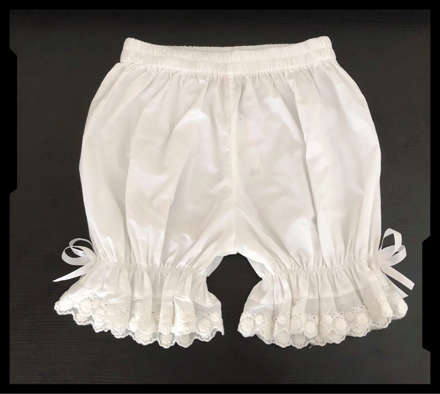 DMFS Lolita - Daily Cotton Lolita Bloomers Black and White Pettipants