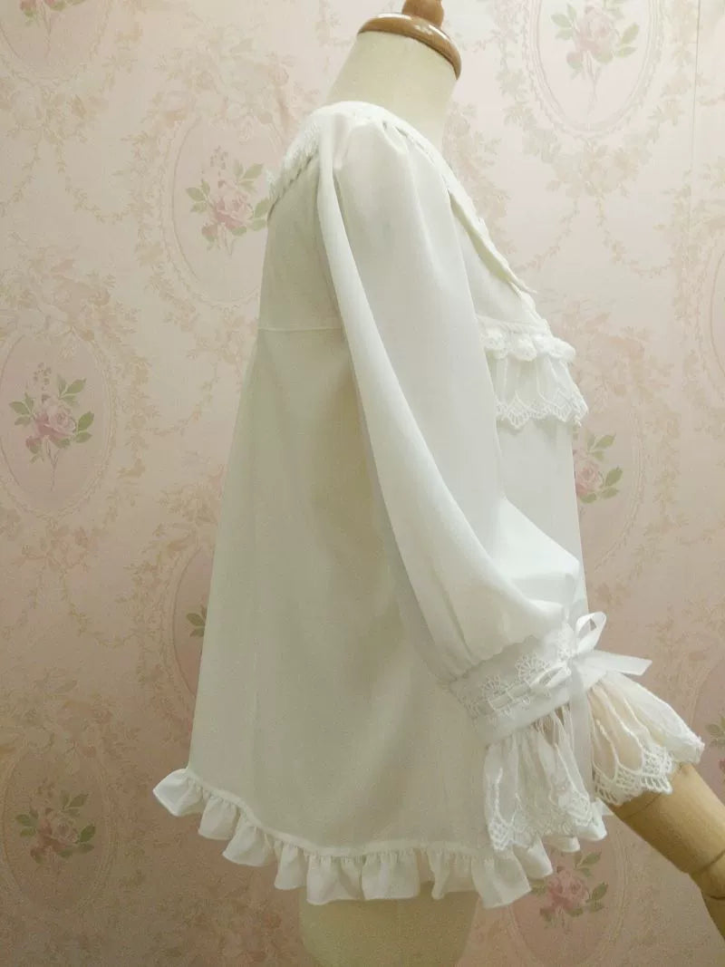 Yilia - Chiffon Sweet Lolita Peter Pan Collar Blouse