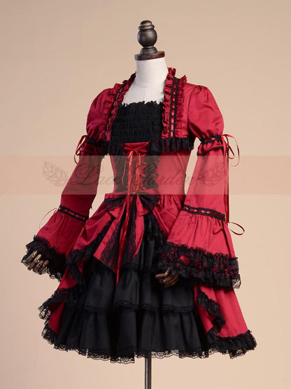 Lace Garden - Miss Rella - Vintage Retro Lolita OP Dress, Custom Sizes
