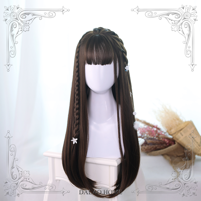 Dalao Home - Lolita JaneNye 65cm Straight Wig Black