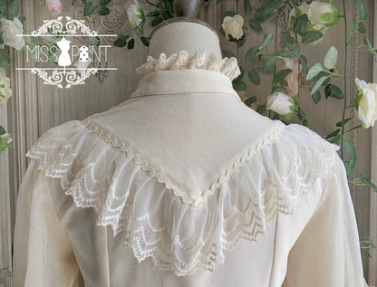 Miss Point - Rose Doll - Elegant Lolita Mutton Sleeve Blouse