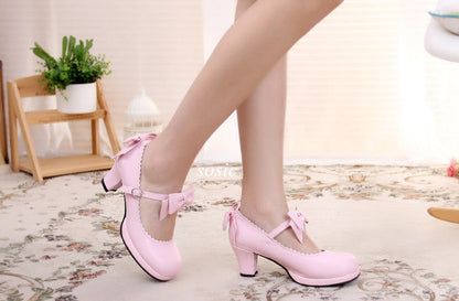 Sosic - Sweet Lolita Tea Party Thick Heels Shoes