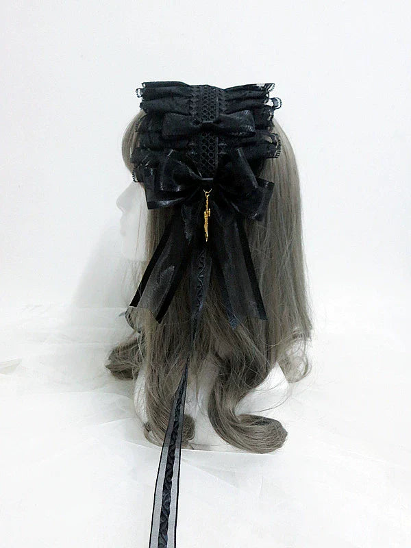 Sweet Jelly Lolita - Gothic Lolita Hairband and KC with Cross Pendant