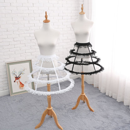 Manyiluo - Daily Lolita Hollow-out Petticoat Fish-bone Adjustable