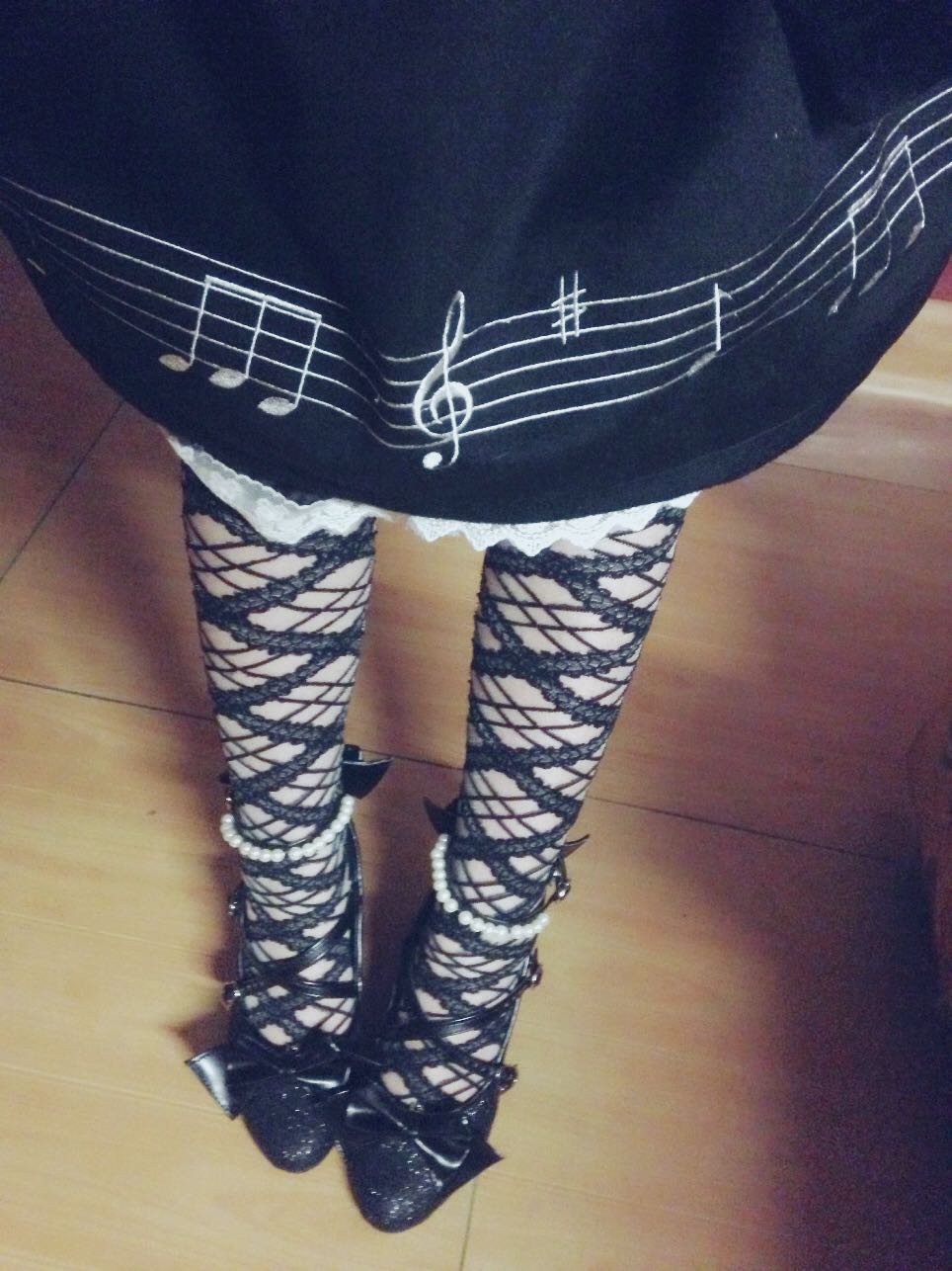 Antaina - Thin Heel Princess Lolita Shoes Plus Size 45-48