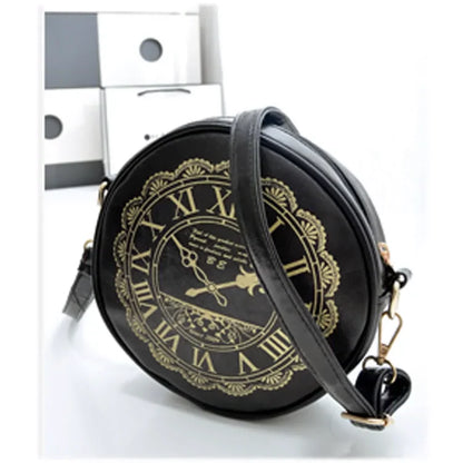 Kira - Alice Clock - Kawaii Lolita Shoulder Bag Round Lolita Crossbody Bag
