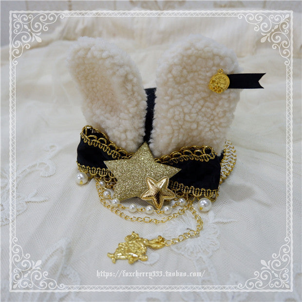 Fox Cherry-Alice Rabbit Ear Lolita Top Hat Multiple Colors