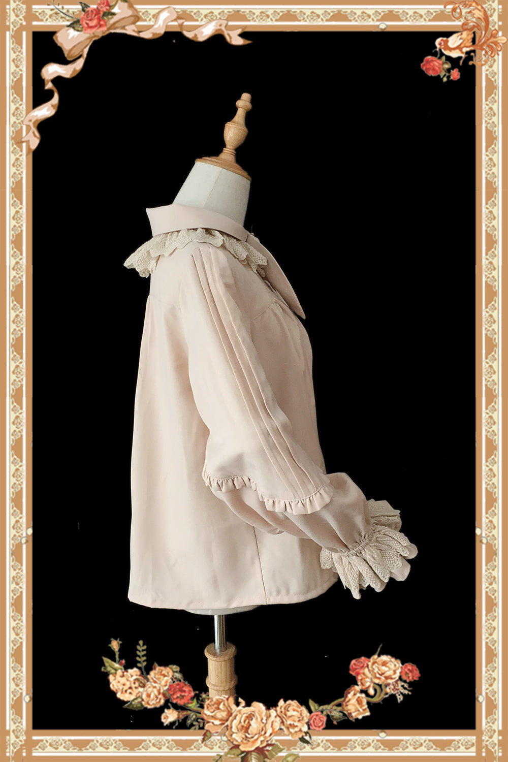 Infanta - Waltz - Classic Lolita JSK Tiered Dress with Bunny Ear Blouse
