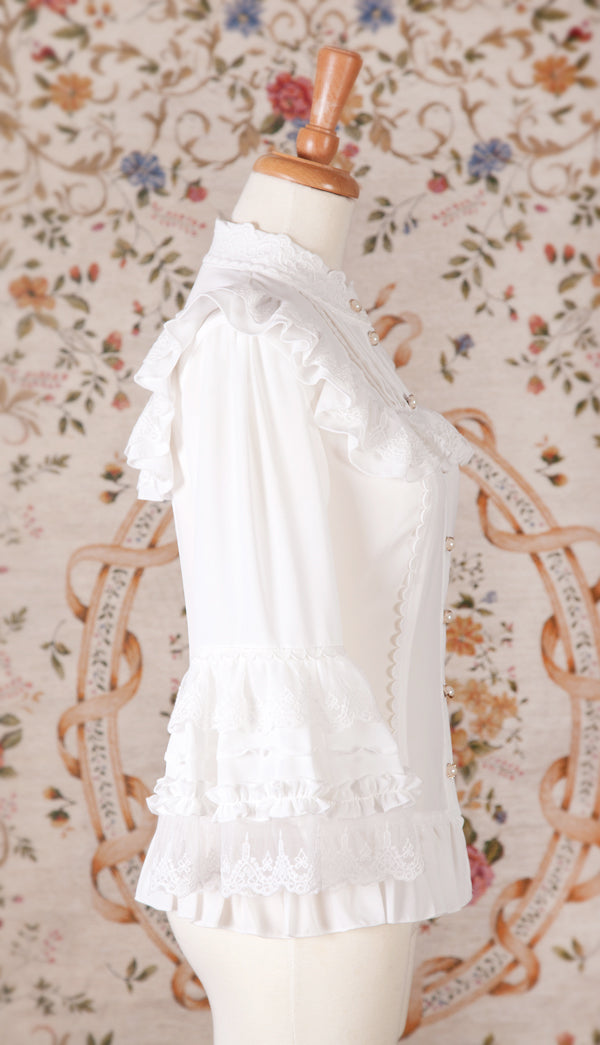 Yilia - Princess Sleeves Slim Lolita Blouse