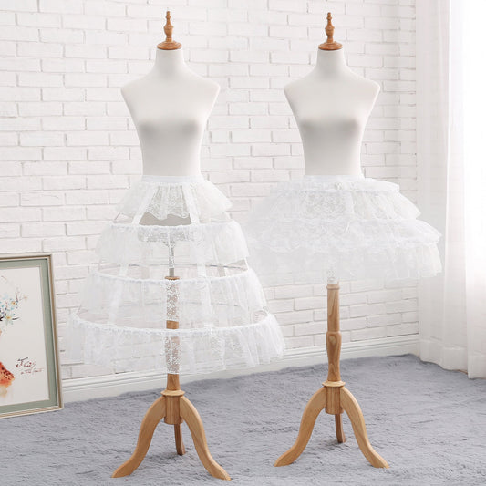 Manyiluo - Adjustable Hollowed-out Cool Lolita Petticoat