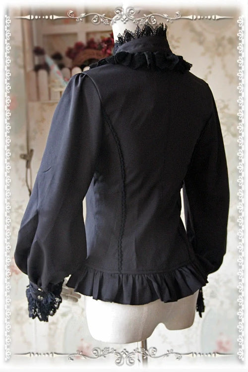 Infanta - Fragrance - Lace Ruffle Pin Tucks Classic Lolita Blouse