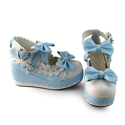 Antaina - Sweet Lolita Shoes Platform Shoes Multicolor