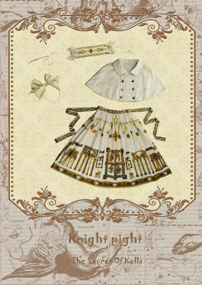 Knight Night - The Secret of Kells - Elegant Lolita Cape Short Lolita Cloak
