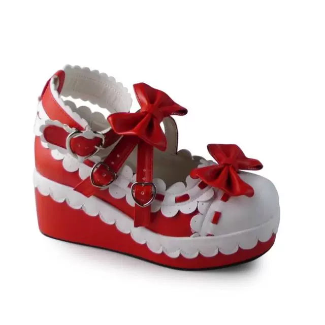 Antaina - Sweet Lolita Shoes Platform Shoes Multicolor