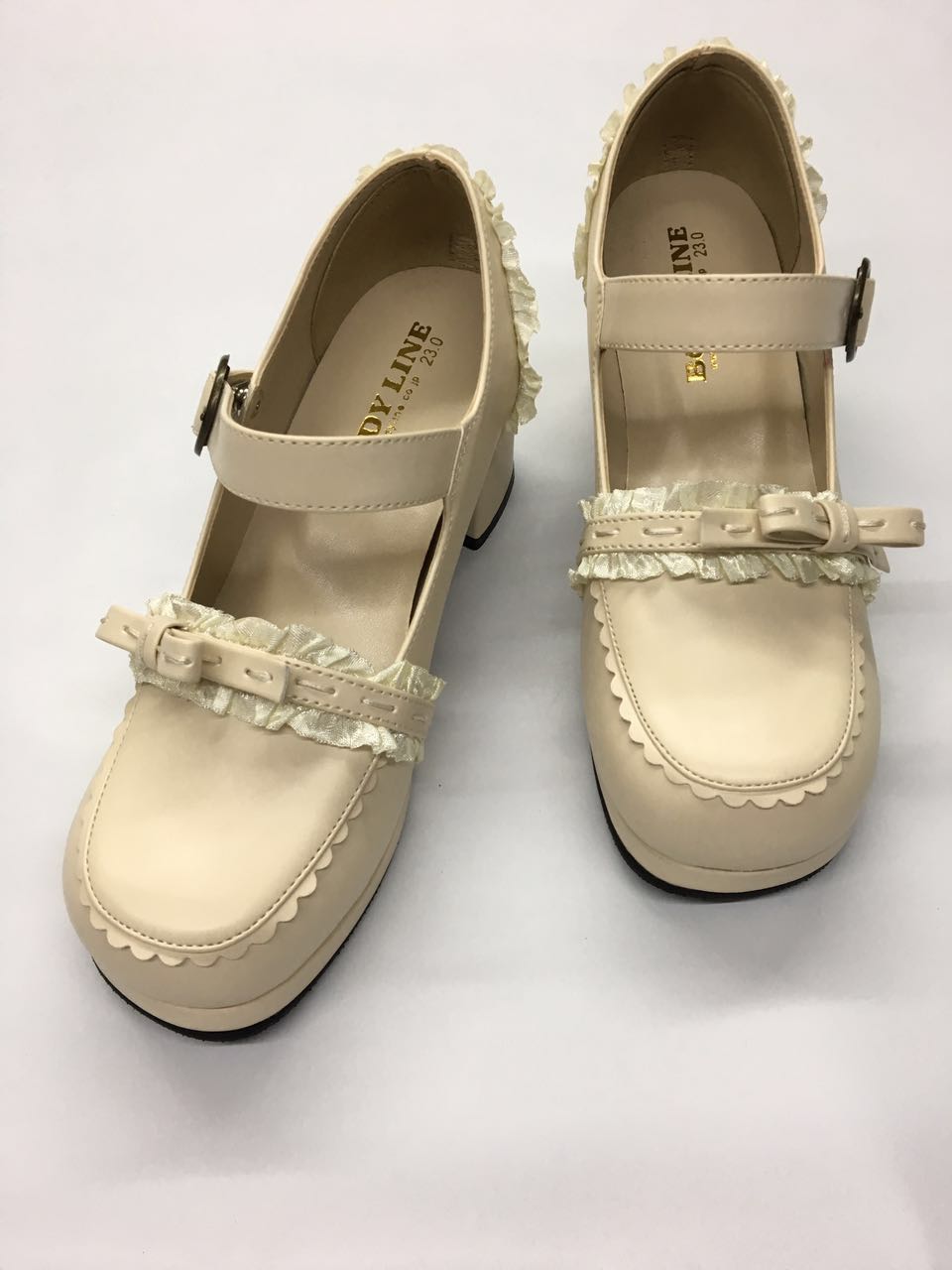 The Seventh Sense - Bow Lace Customized Lolita Shoes