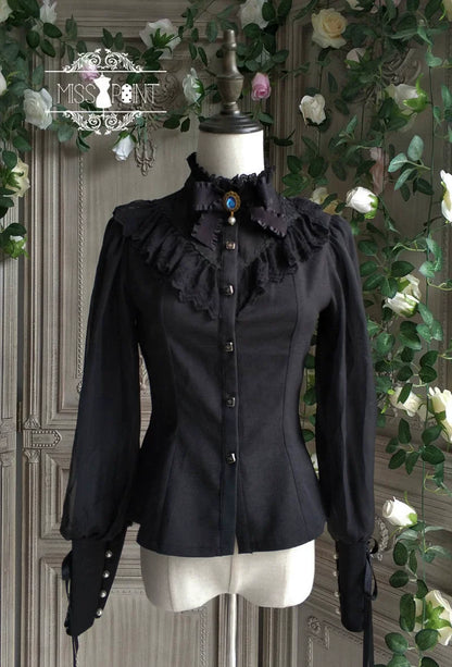 Miss Point - Rose Doll - Elegant Lolita Mutton Sleeve Blouse