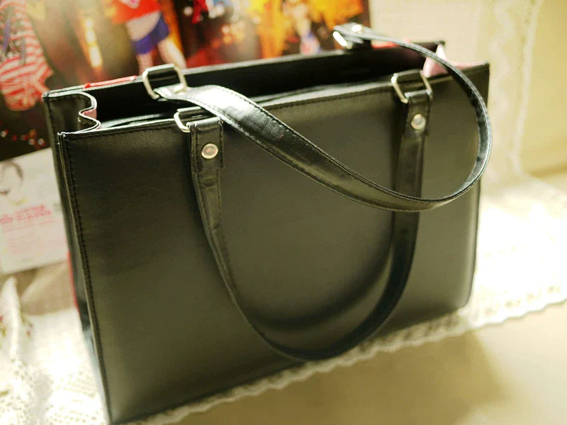 Loris - Solid Lolita Tote Bag With Large Capacity Customized Color