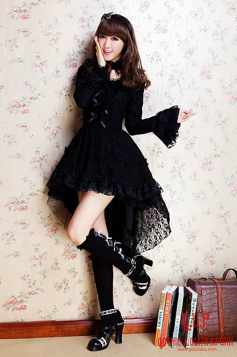 G.L.P - Sweet Lolita Dress Lace Long Sleeve Dress