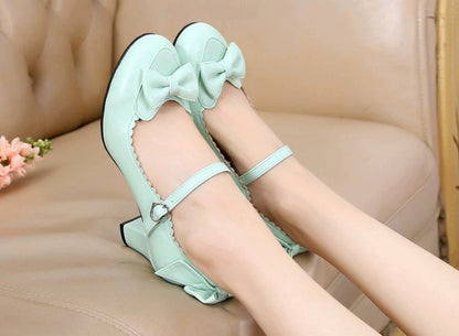 Sosic - Kawaii Lolita Round Toe Shoes