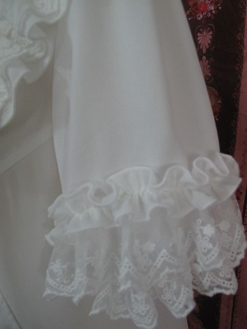 Yilia - Square Collar Chiffon Lolita Loose Blouse