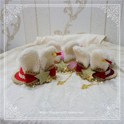 Fox Cherry-Alice Rabbit Ear Lolita Top Hat Multiple Colors